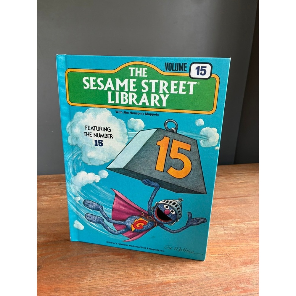 Vintage 1979 Sesame Street Library Volume 15 Book Jim Henson Muppets Pristine